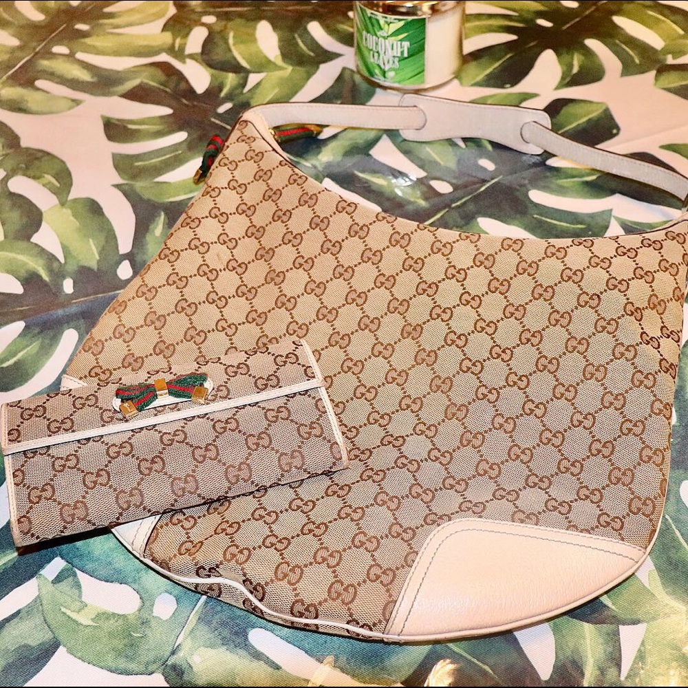 GUCCI Hobo in GG Monogram Canvas | Wallet (Princy)